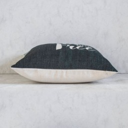 Wild & Free Linen Pillow Cover Inspirational Throw Cushion - 45x45cm - thumbnail 3