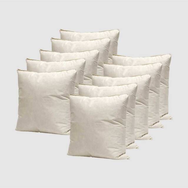 Set Of 10 - Duck Feather Cushion Pads Inners Inserts Fillers Scatters - image 1