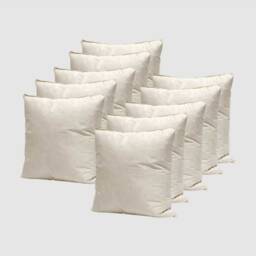 Set Of 10 - Duck Feather Cushion Pads Inners Inserts Fillers Scatters