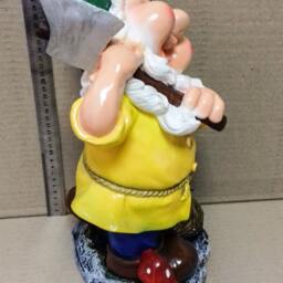 Garden Statue Gnome Large Outdoor Sculpture Dwarf Axe Carpenter Figurine Back Yard Decorations Flowerbed Keepsake Father Day Gift Art - thumbnail 2