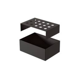 Black Minimalist Soap Dish, Stainless Steel Draining Holder, Bathroom Soaps Tray, Omia - thumbnail 4