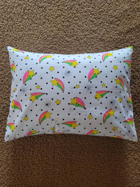 stars Pillowcase/ Newborn/Toddler Kids Pillowcase/Girl's /White - image 1