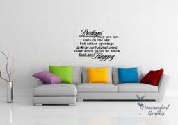 Loved Ones Shine Down Wall Decal Vinyl Quote Sticker Art - thumbnail 1