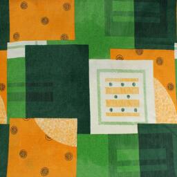 Geometric Shapes Pillow Cover - Green, Yellow & White - thumbnail 2