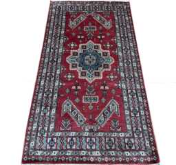 3x6 Pink Color Bokhara Rug - 0.90x1.85 Bedroom Luxury Area Turkish Fine Quality Afghan