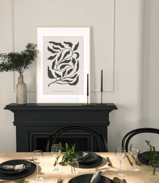 Abstract Print, Contemporary Art , Wall Home Decor Bedroom Minimal Neutral Beige, A5, A4, A3, A3+, A2 - image 1