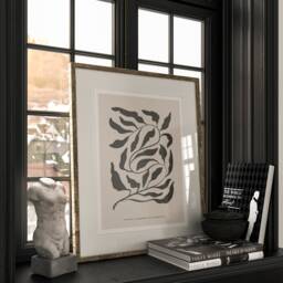 Abstract Print, Contemporary Art , Wall Home Decor Bedroom Minimal Neutral Beige, A5, A4, A3, A3+, A2 - thumbnail 2