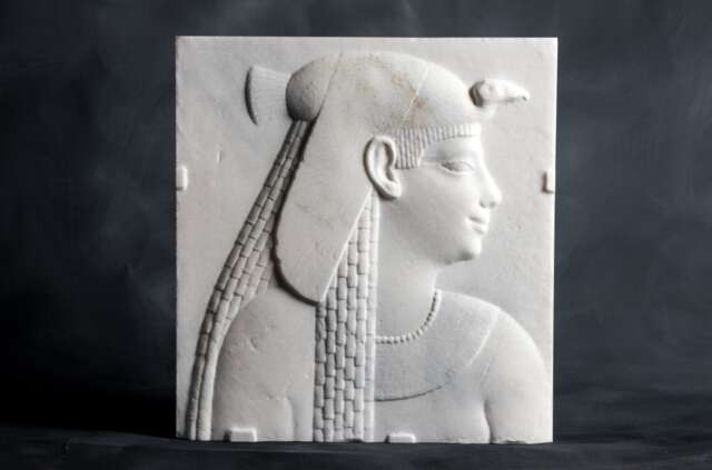 Marble Egyptian Relief Carved Greek Marble Artist Sculpture Ptolemaic Period - image 1