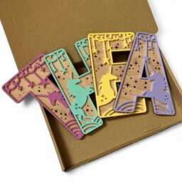 Unicorn Name Sign - Letters Personalised Custom Decor Theme Wall Art Unicorns - thumbnail 3