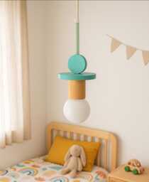Whimsical Pendant Light For Nursery Decor, Adorable Lamp Shade Baby Room Decor