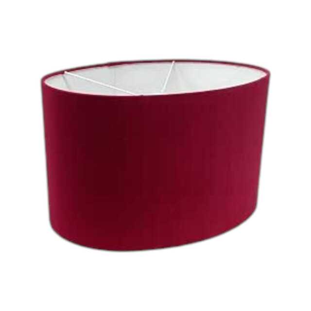 Raspberry Pink Velvet Oval Lampshade - image 1