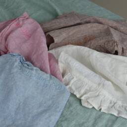Personalized Linen Towel Tea Towel Kitchen Towels Linen Hand Flax Bath With Embroidery - thumbnail 3