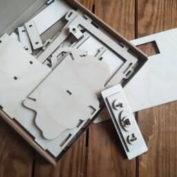 Diy Wall Mounted Bird Feeder Kit With Small Seed Hopper - thumbnail 3