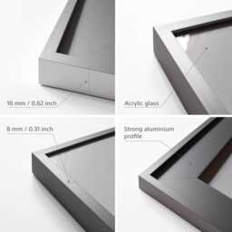 Minimalist Art, 70x70 cm 3D Dimensional Wall Art - thumbnail 4
