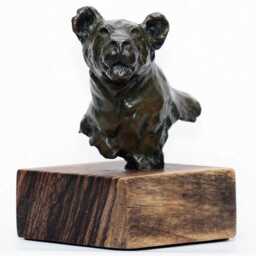 Huntress, Small Bronze Lioness Sculpture Hand-Cast African Wildlife Art By Kindrie Grove - thumbnail 3