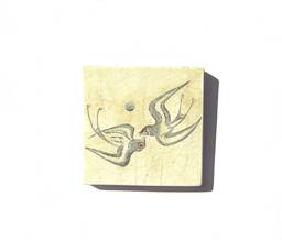 Minoan Spring Fresco Painting From Akrotiri Santorini , Museum Replica For Gift Her - thumbnail 1