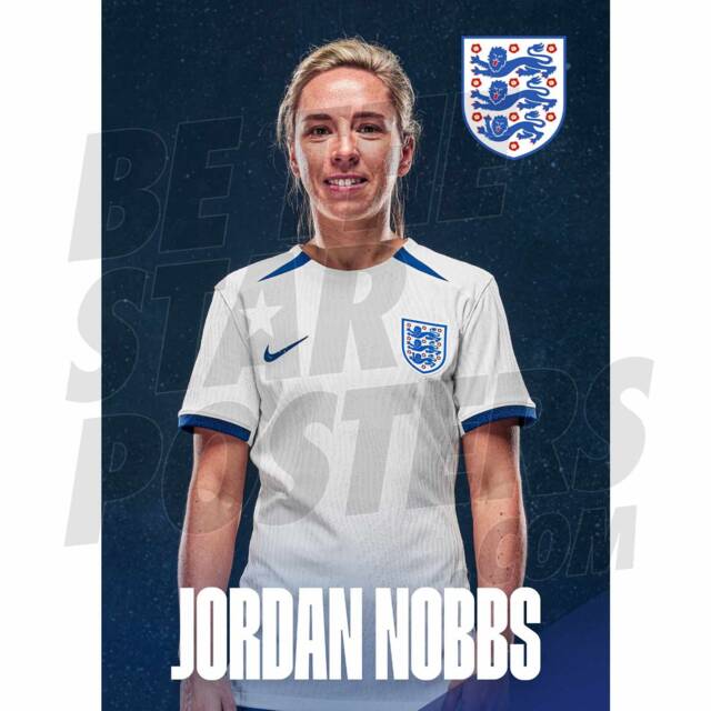 Lionesses Nobbs 23/24 Home Headshot Poster - Officially Licensed Product A4/A3 Framed Options - image 1