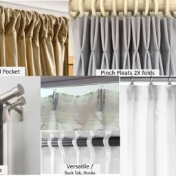 Pair Of Hunter Green Velvet Curtains, Silky Living Room Divider Custom Made - thumbnail 4