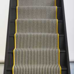 Mayfair Wool Stair Runner Cotton With 100% Yellow Edge