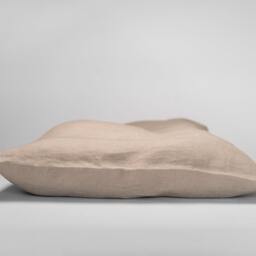Beige Linen Pillowcase - Pillow Cover With Envelope Closure For Baby, Kids - thumbnail 3