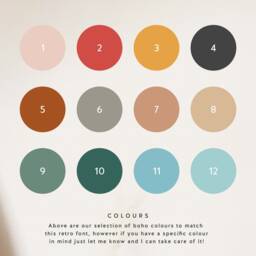 Put The Kettle - Custom Colour Print Home, Kitchen, Bathroom Decor, Modern Typography, Bedroom Print, Poster, Boho Colours, Kitchen - thumbnail 2