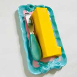 Butter Stick Wall Hanging/ Dopamine Decor/ Maximalist Fake Food/ Food Pop Art//Funky Unique Gift/Kitchen Art/Funny - thumbnail 4