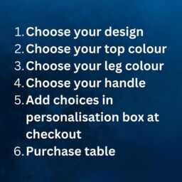 Custom Bedside Table , New Designs Completely Personalised. Pink, Yellow, Navy, Gold, Blue, Mint, Fuscia, Ideal Nightstand, Table - thumbnail 2
