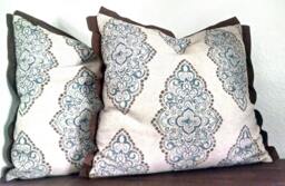 Add Welt, Piping, Trim, Fringe, Tassels, Flange, Jute Braid To Any Size Pillow - thumbnail 1