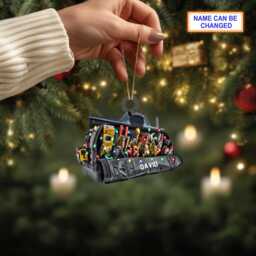 Custom Name Plumber Tool Bag Personalized Ornament, Christmas Tree Hanging Decor, Flat 2D Ornament - thumbnail 3