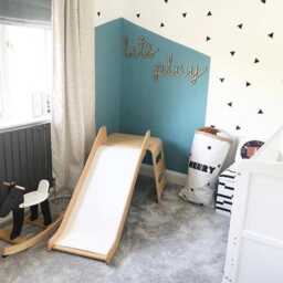 Triangle Wall Decals For Kids Rooms, Boho Style Stickers, Cool Monochrome Playroom Decor, Neutral Nursery Peel & Stick Art - thumbnail 2