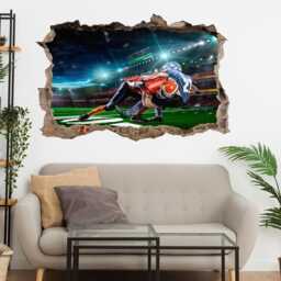 American Football Players Wall Decal Sticker Mural Print Art Home Office Bedroom Decor Sports Bk24 - thumbnail 2