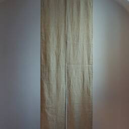 Japanese Linen Noren Curtain, Rustic Doorway Panel - thumbnail 3