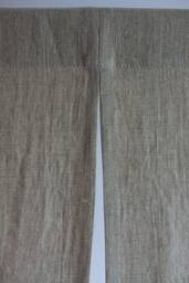 Japanese Linen Noren Curtain, Rustic Doorway Panel - thumbnail 1