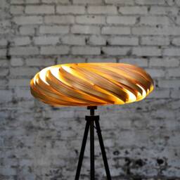 standing Lamp Made Of Olive Ash Wood, Handmade Design Lamp - thumbnail 3