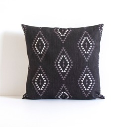 Aztec Linen Throw Pillow Cover Boho Decorative Cushion - 45x45cm - thumbnail 1