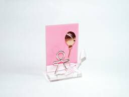 Handmade Sterling Silver 925 Christening Or First Birthday Lucky Charm For Your Baby's Photo
