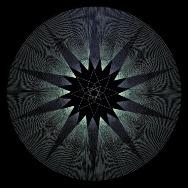 Star String Art Sacred Geometry Psychedelic Wall Art Home Decor D??cor Mandala Zen 3D New Age Spiritual Gift Yoga Studio Design - image 1