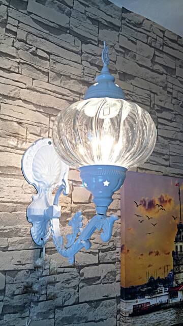 Free Shipping Wall Lamp, Light, Moroccan Wall Lighting, Turkish Lantern, Outdoor Or Indoor Sconce - image 1
