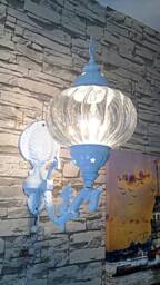 Free Shipping Wall Lamp, Light, Moroccan Wall Lighting, Turkish Lantern, Outdoor Or Indoor Sconce - thumbnail 1