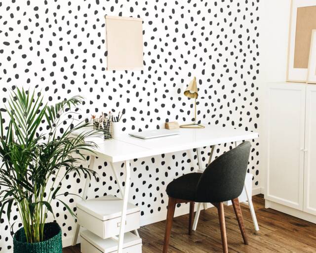 Polka Dot Wall Decals - Modern Stickers, Nursery Decor, Kids Room Art, Scandinavian Home Decor - image 1