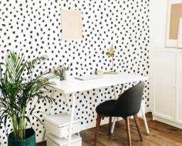 Polka Dot Wall Decals - Modern Stickers, Nursery Decor, Kids Room Art, Scandinavian Home Decor - thumbnail 1
