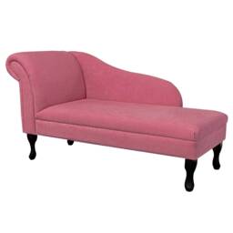 Handmade Plush Flamingo Pink Chaise Longue - Queen Anne Legs - thumbnail 1