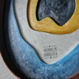 Handmade Wooden Framed Evil Eye Wall Art Boho Home Decor - thumbnail 4
