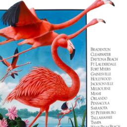 Reprint Of A Vintage Airline Travel Poster - Eastern Airlines To Florida - thumbnail 3