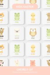 Farm Animal Memory Game, Montessori Toddler Toy - thumbnail 1