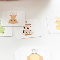 Farm Animal Memory Game, Montessori Toddler Toy - thumbnail 3