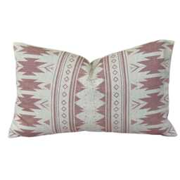Blush Pink Aztec Cushion Cover - Southwestern Boho Decor - thumbnail 3