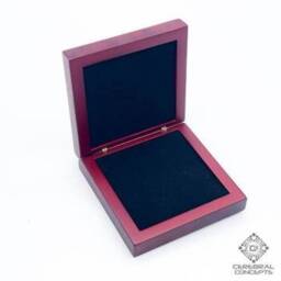 "Sacred Geometry Art Jewelry Box - Rose Wood Gift ""Japanese Asanoha" - thumbnail 2