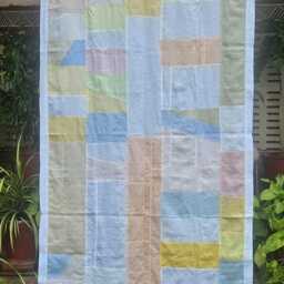 Pojagi Linen Curtain - Stained Glass Sheer Panel Custom Order - thumbnail 3