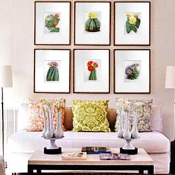 Antique Botanical Art Print Yellow Flowering Cactus No.7 Southwestern Summer Desert Wedding Gift Wall Decor Hanging 8x10 - thumbnail 3